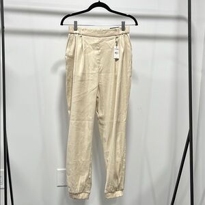 Express Cream Ankle Pants